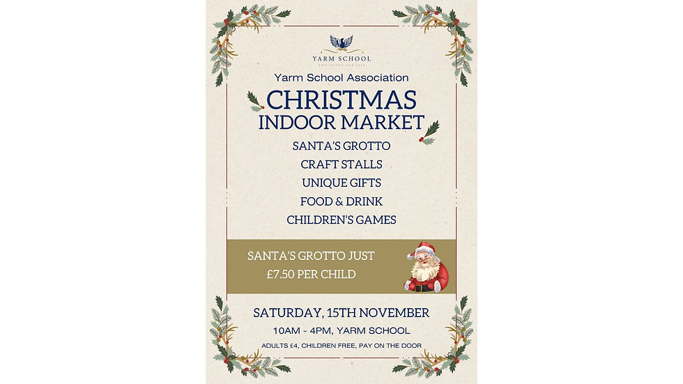 Yarm School Christmas Indoor Market