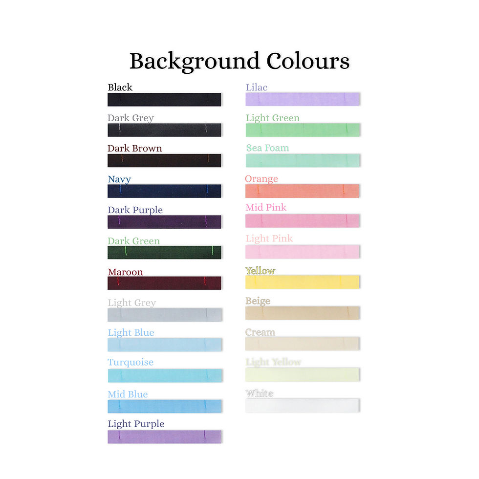 Thumbnail: Extra Large Woven Nametapes (25mm / One Inch ID Tags) (5 in a pack)