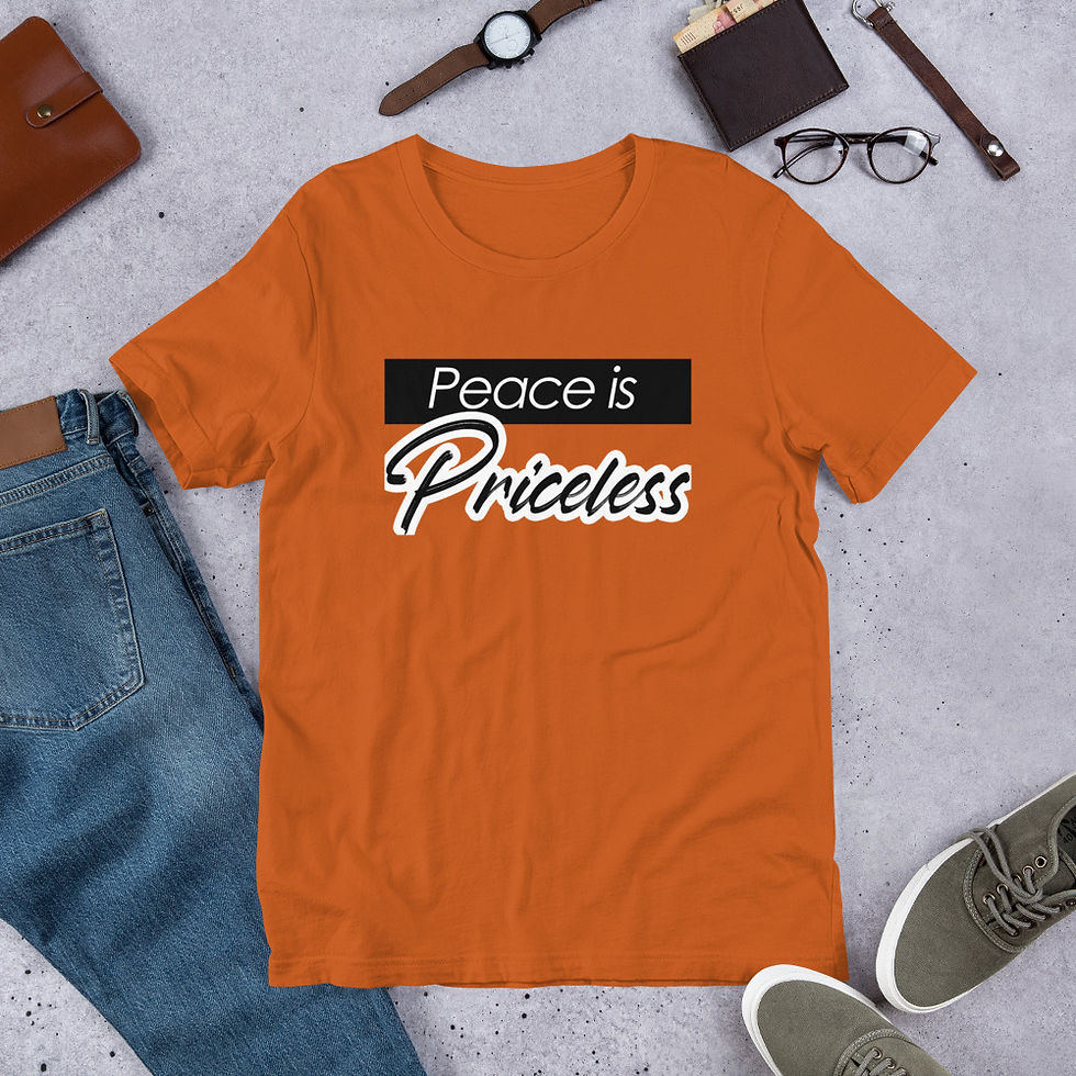 Thumbnail: Peace is Priceless - Short-Sleeve Unisex T-Shirt