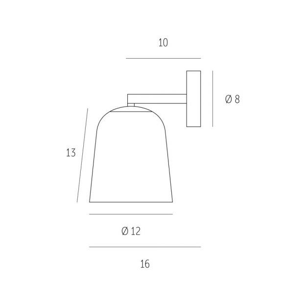 Miniaturbild: Wandleuchte Keramik creme oder anthrazit