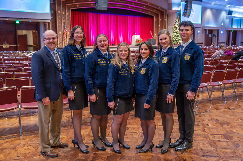 North Carolina FFA State Officers Engage at Farm Bureau Conference