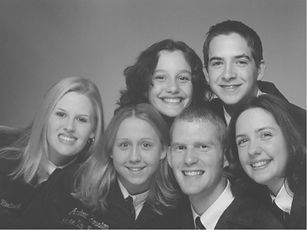 Six smiling NC FFA state officers from the 2000s