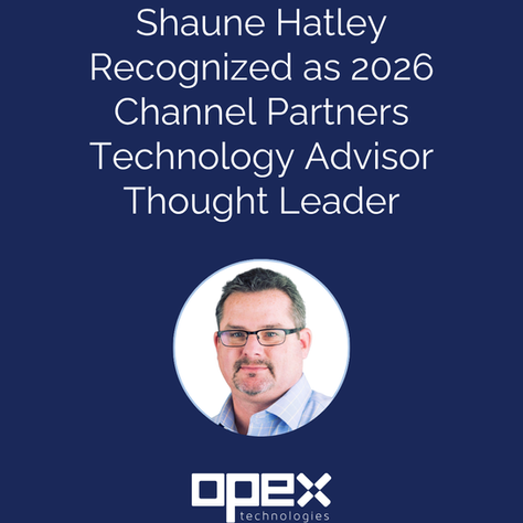 Shaune Hatley Recognized as 2026 Channel Partners Technology Advisor Thought Leader