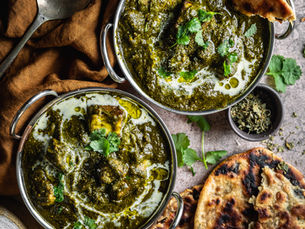 Lamb & Halloumi Saag