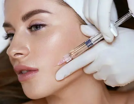 Dermal filler application for lip enhancement