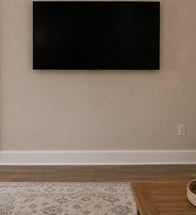 Customer room before custom furniture design by Farmhouse Furniture.