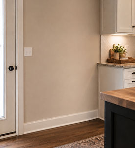Customer room before custom furniture design by Farmhouse Furniture.