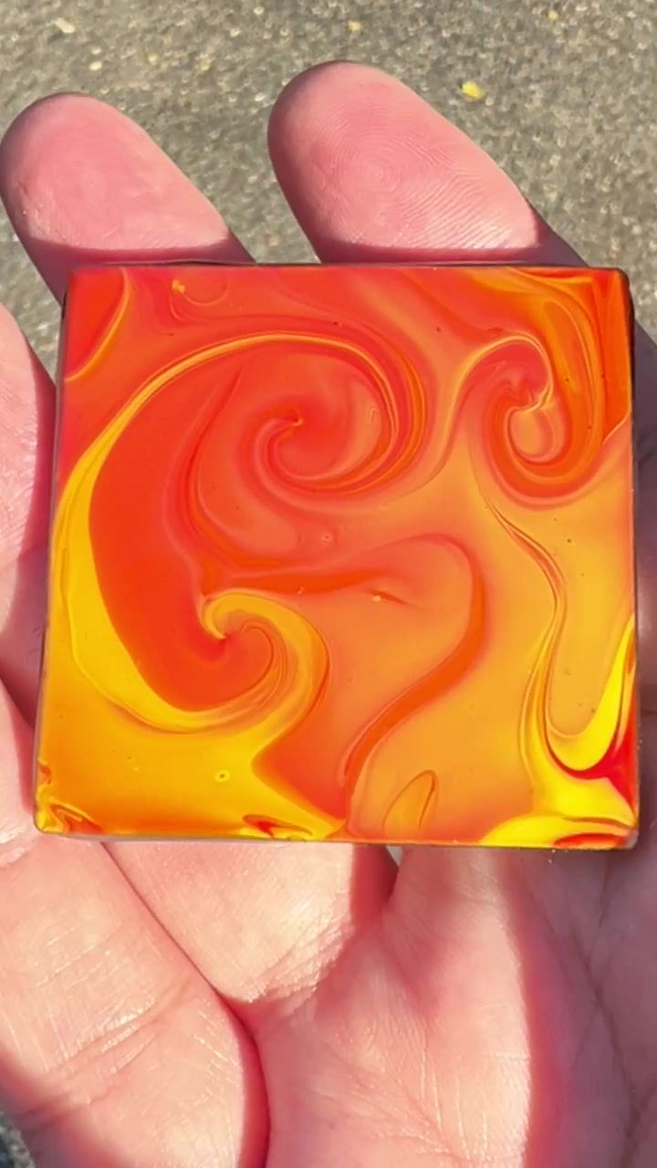 Thumbnail: Sun Storm - Velcro Patch (Material: Plexiglass / Squared Corners)