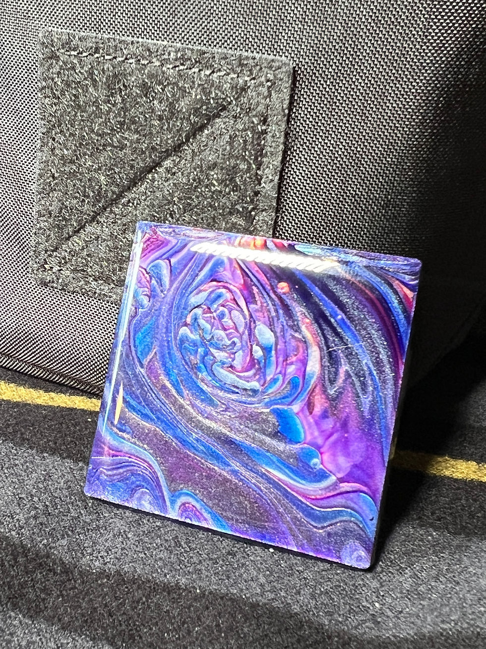 Thumbnail: Galactic Battle - Velcro Patch (Material: Plexiglass / Squared Corners)