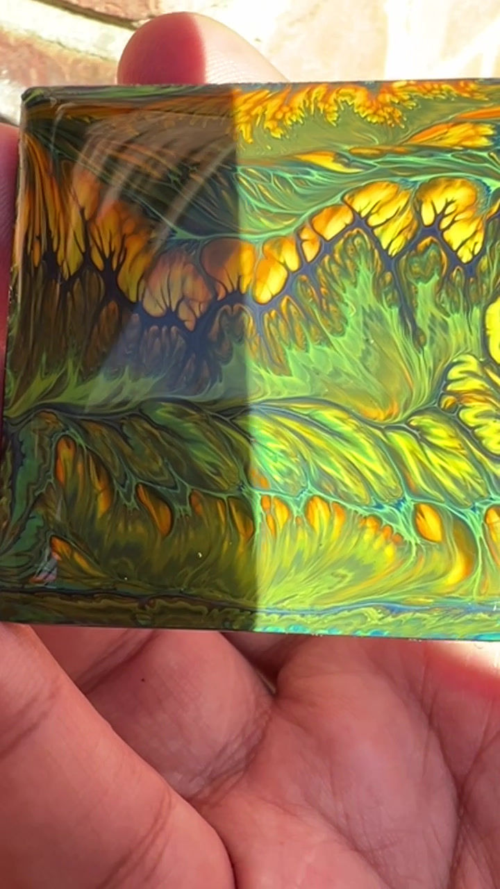 Thumbnail: Jungle Sunset - Velcro Patch (Material: Plexiglass / Squared Corners)