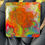 Thumbnail: Dragon's Breath - Velcro Patch (Material: Wood /Rounded Corners)