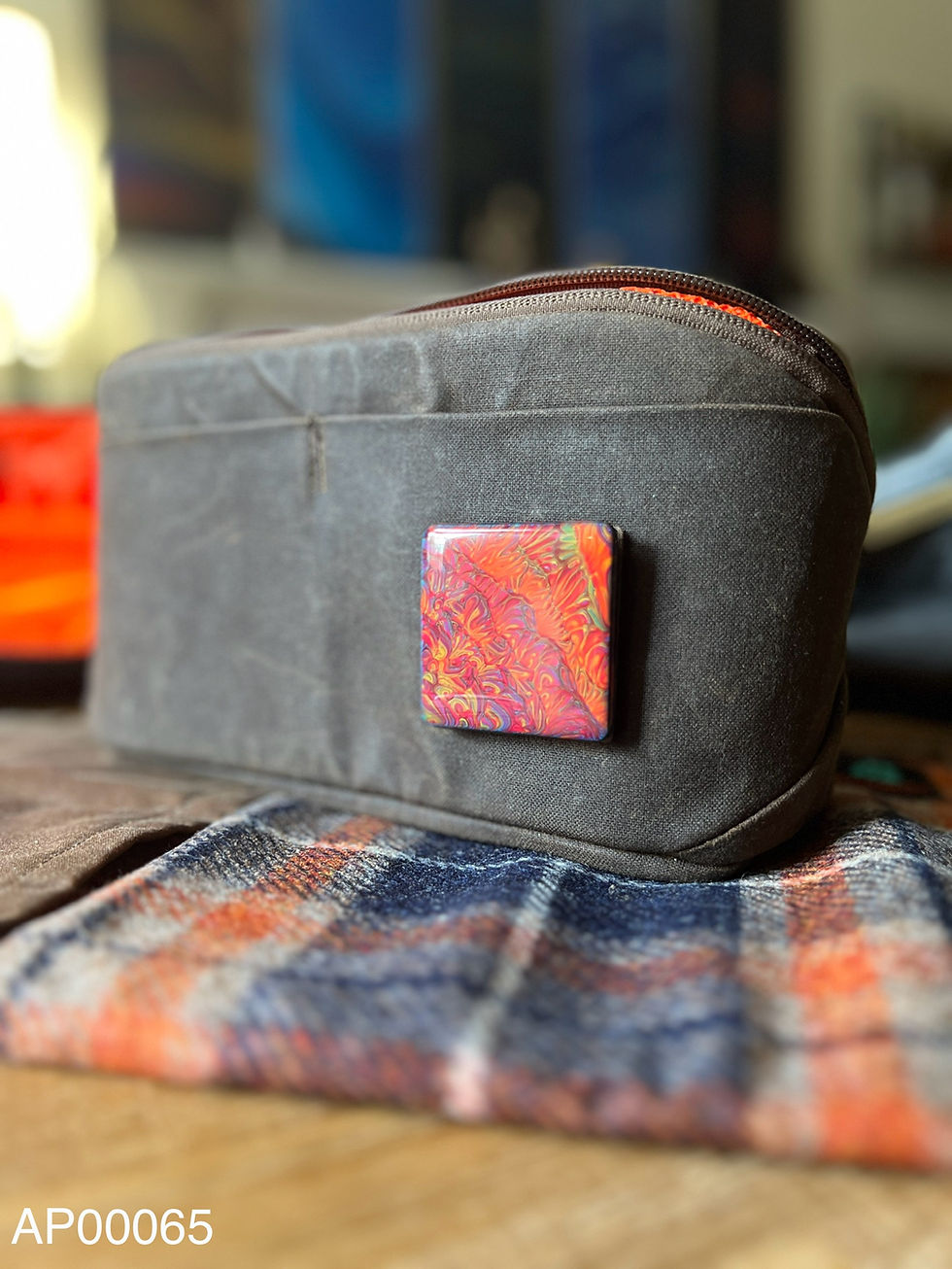 Thumbnail: Energy Twister - Velcro Patch (Material: Wood / Rounded Corners)