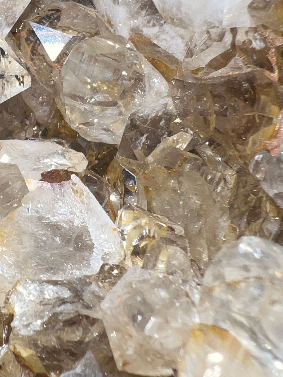 Thumbnail: Pink Amethyst Freeform with Smoky Quartz Points