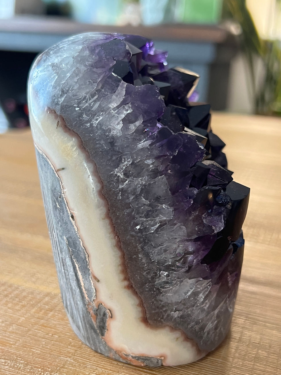 Thumbnail: Amethyst Geode from Artigas Uruguay 3.2 LBs Grade AAA