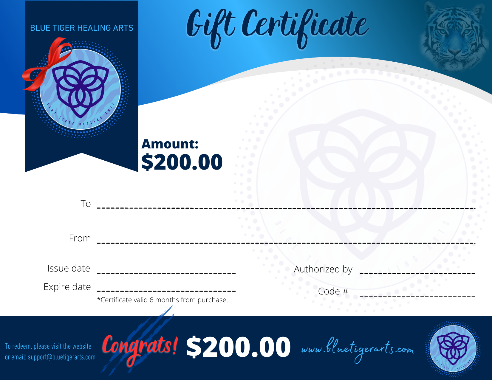 Gift Certificate $200