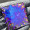 Thumbnail: Flower Nebula - Velcro Patch (Material: Plexi /Squared Corners)