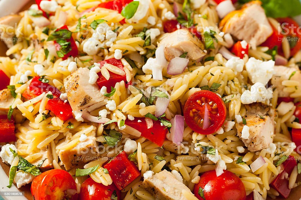 Arranged Food and Objects