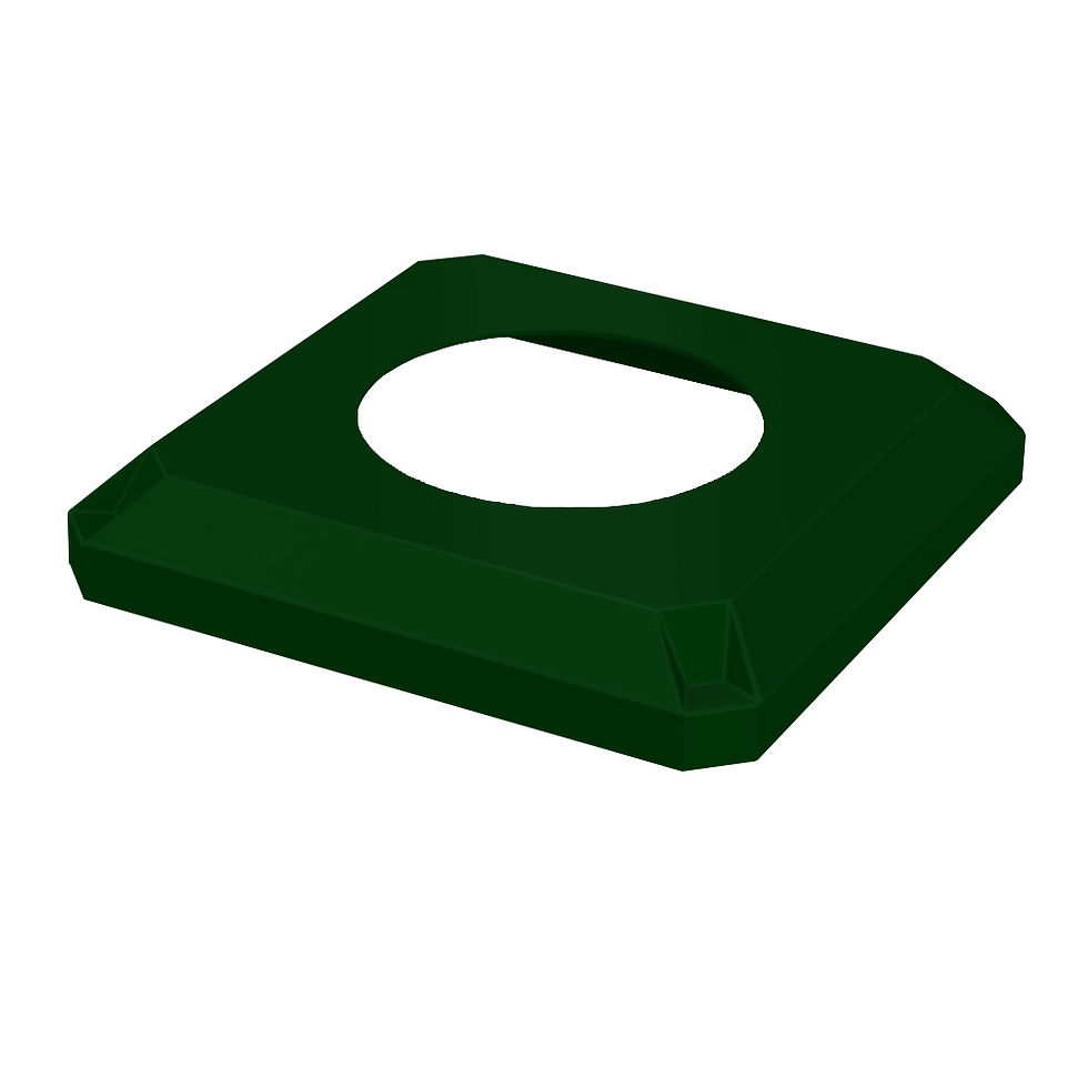 Thumbnail: 11.5" Recycle Lid (fits 32 gallon square)