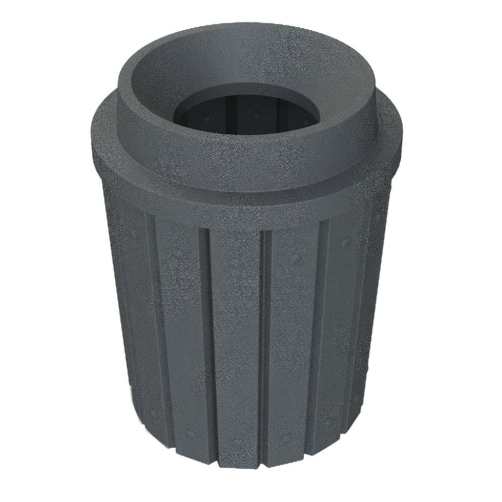 Thumbnail: 42 Gallon Signature Round | Funnel Top with 11.5" Hole - Assembly