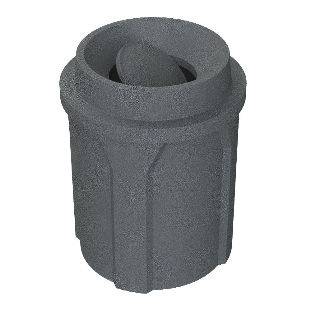 42 Gallon Classic Round | Funnel Lid with Bug Barrier - Assembly