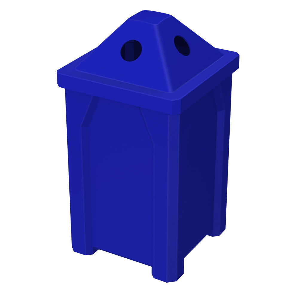 32 Gallon Classic Square | Pyramid Top - Assembly