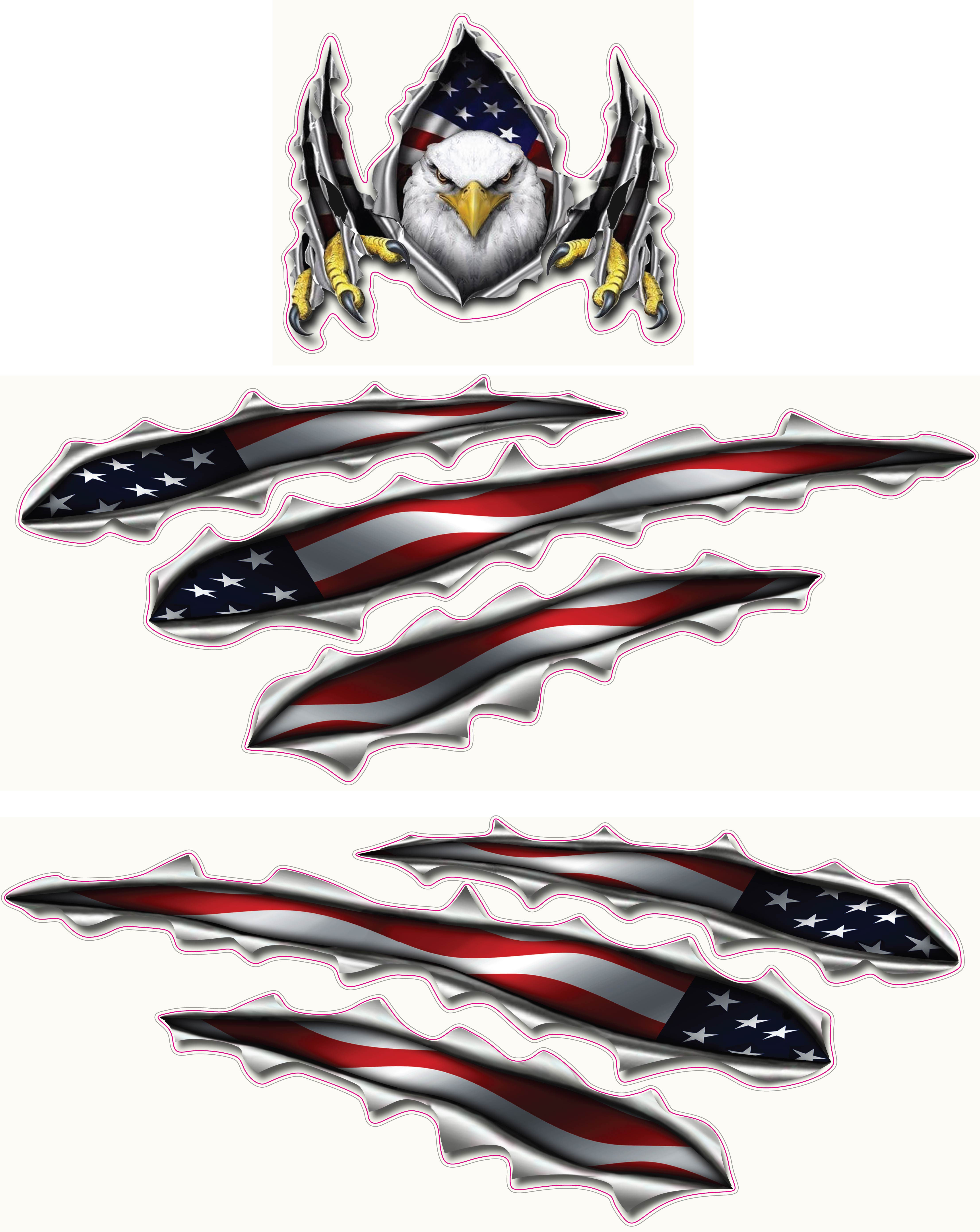 Eagle Flag Graphics (Decal Only)
