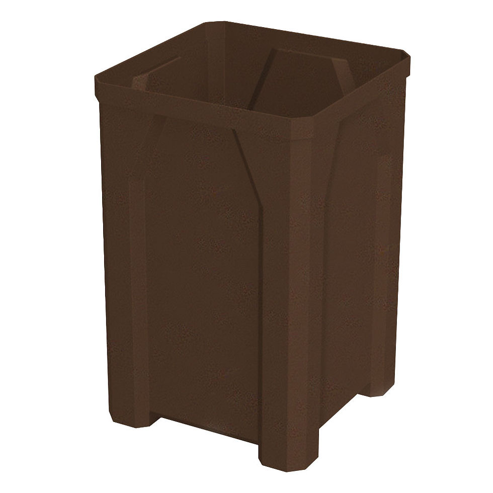 Thumbnail: 32 Gallon Square Classic Receptacle