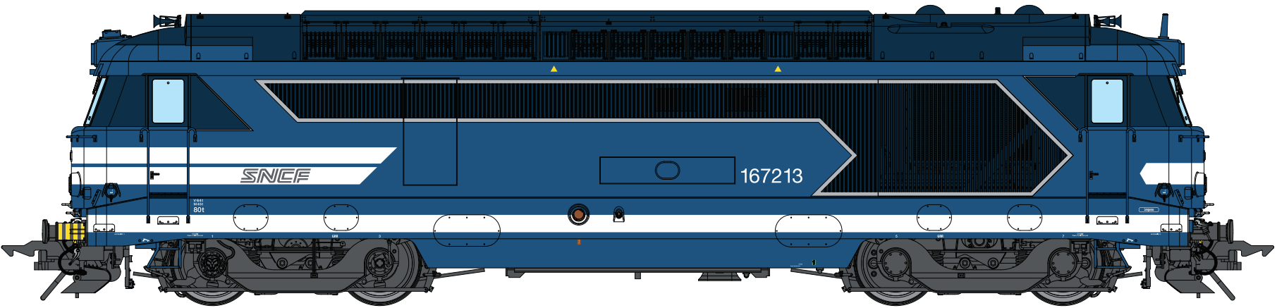 Locomotive Diesel SNCF  167213