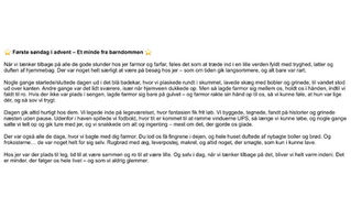 Første søndag i advent