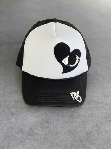Eye Heart You B/W Lid | retroxo