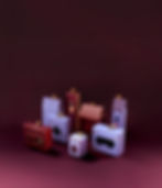 Luxury Christmas Packaging Design for Boots - Premium Cherry and Lilac Gift Packaging Collection - Holiday Tree Hanging Decor