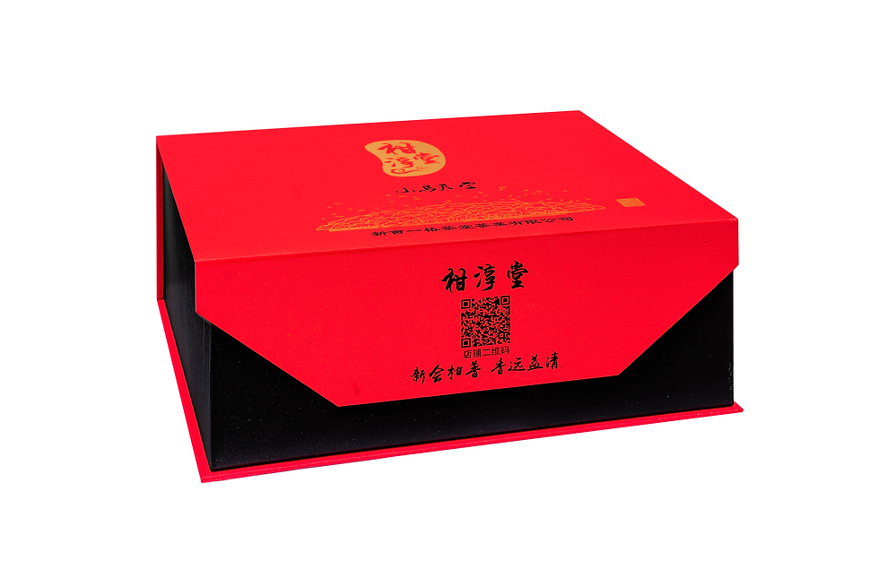 縮圖：[柑淳堂]2018年陳香柑普茶雙罐禮盒裝 每罐6粒獨立包裝陳香柑普茶