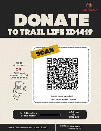 Trail Life Donation Flyer