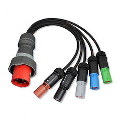 Location adaptateur P17 125A mâle vers powerlock femelle KM EVENTS