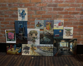 Paintings at Zarpa