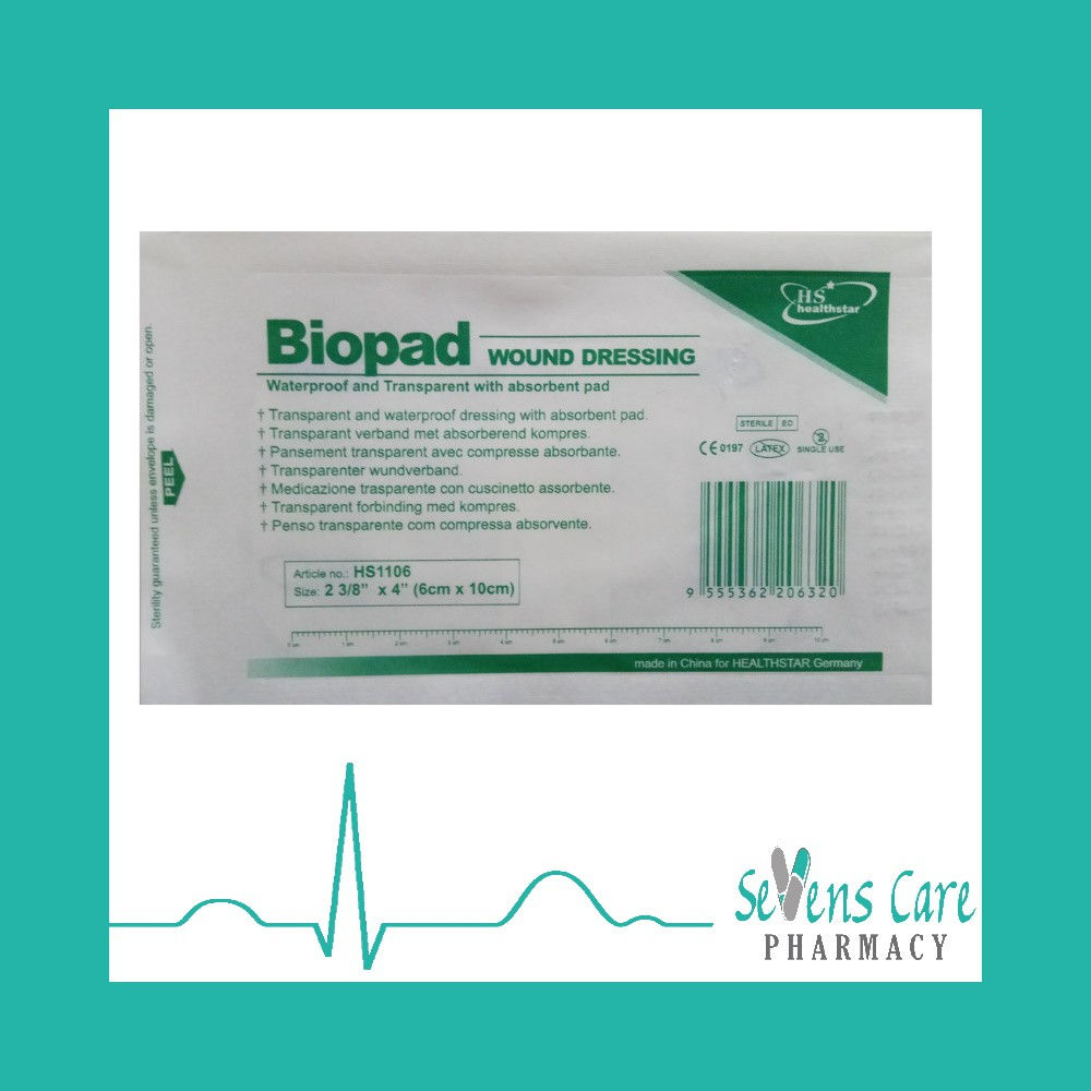 BIOPAD Wound Dressing Waterproof Plaster