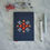 Thumbnail: Embroidered Journal with Flowers