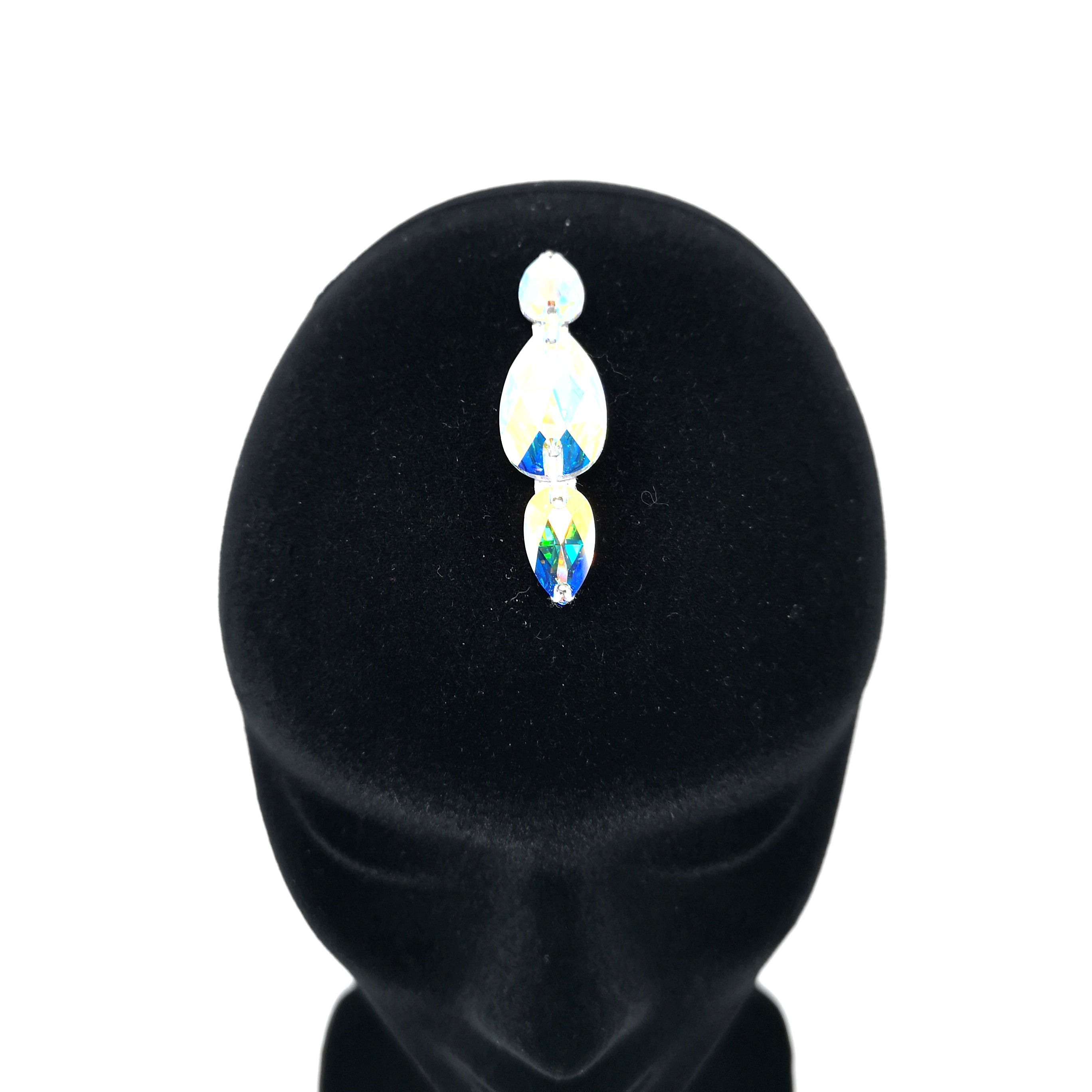 Bijou de front - Gouttes - Crystal AB