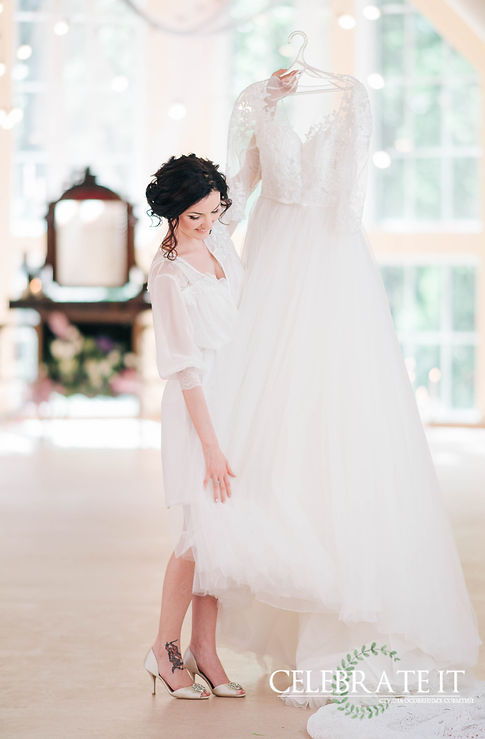 Утро невесты свадебный декор Badgley Mischka