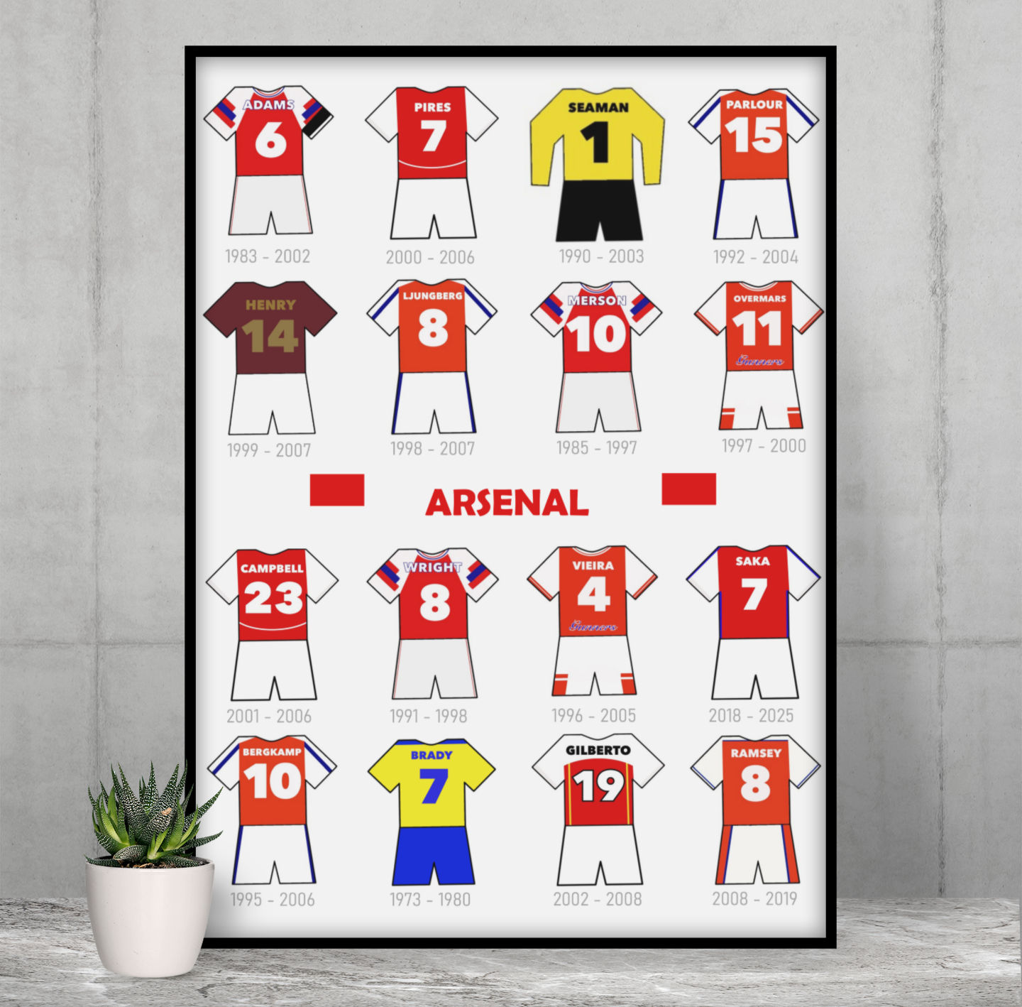 Arsenal Legends Poster