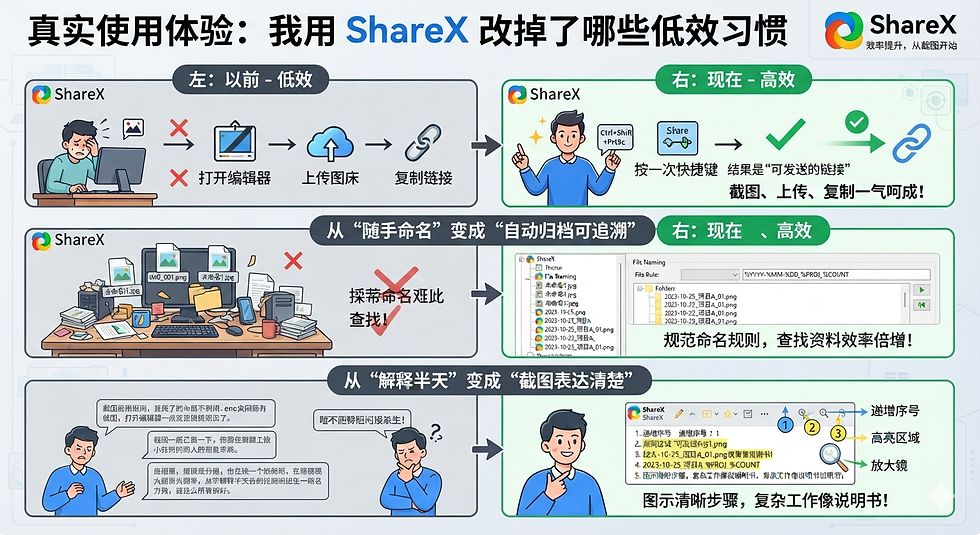 ShareX使用体验