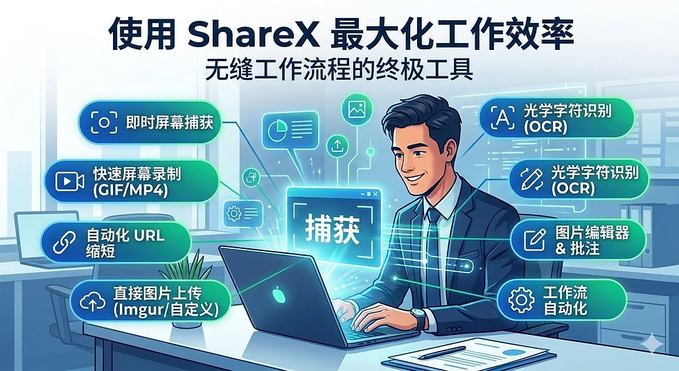 ShareX全方位提升工作效率