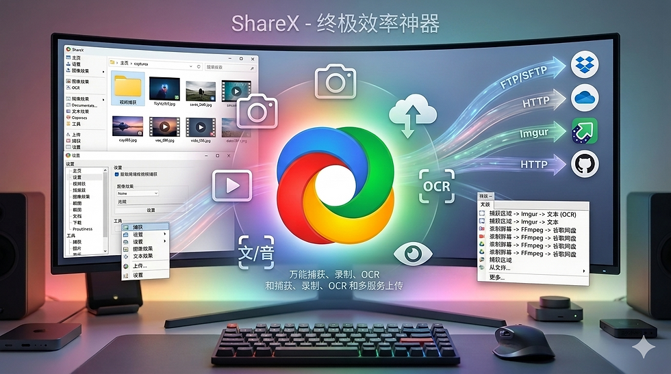 ShareX编辑器快捷键讲解