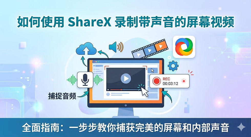 ShareX录制音频展示