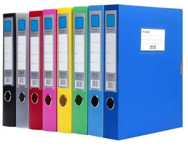 Thumbnail: PP Box File Spine 8cm Black