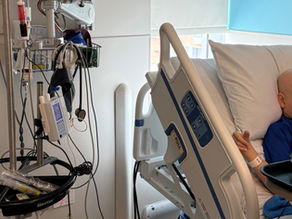 First blood transfusion...