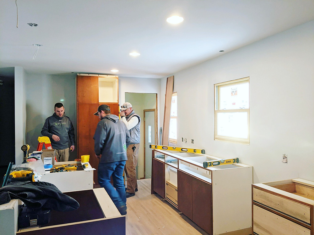 Cabinets Arrive | Pinnacle Interior Designs