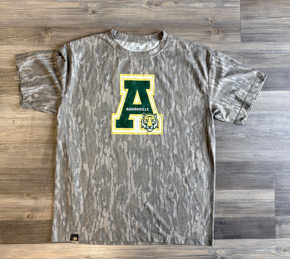Thumbnail: Mossy Oak Bottomland Camo Mascot Tee