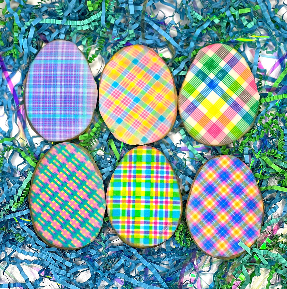 Easter Egg Plaid Designs