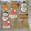 Thumbnail: Christmas Sugar Cookie Variety Set / Snowmen / Gingerbread / Sleigh / Santa Hat / Raindeer
